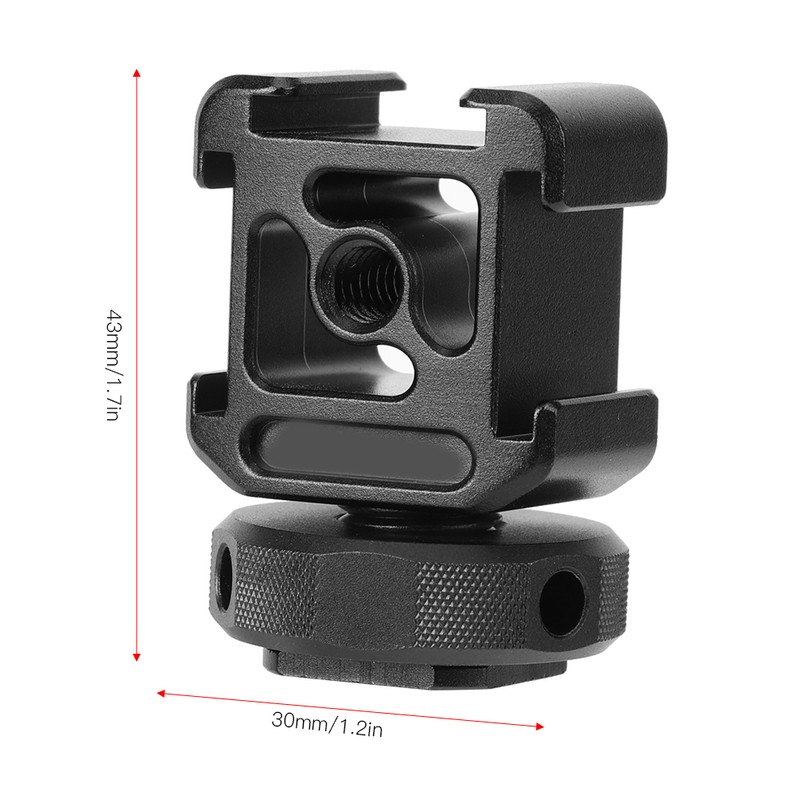 Ulanzi PT‑12 SLR Mirrorless Camera Three Heads Hot Shoe Cold