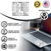 SYNERLOGIC Windows PC Reference Keyboard Shortcut Sticker | Vinyl, No-Residue