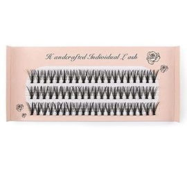 60 Bundles Mixed Fishtail Everyday Makeup Stage Recital Party False Eyelash Extensions Handmade Contact Eyelashes Volume Mink Soft C Curl Thickness 0.1 mm Length 0.1 mm 0.3 inch (8 mm) 0.4 inch (10