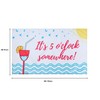 Runesol 5 O'Clock Somewhere Party Flag, 91x152cm, 3ft x 5ft,