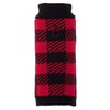The Worthy Dog Red and Black Checked Pattern for Small