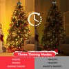 litogo Christmas Tree Lights Mains Powered, 2M 400 LEDs Xmas