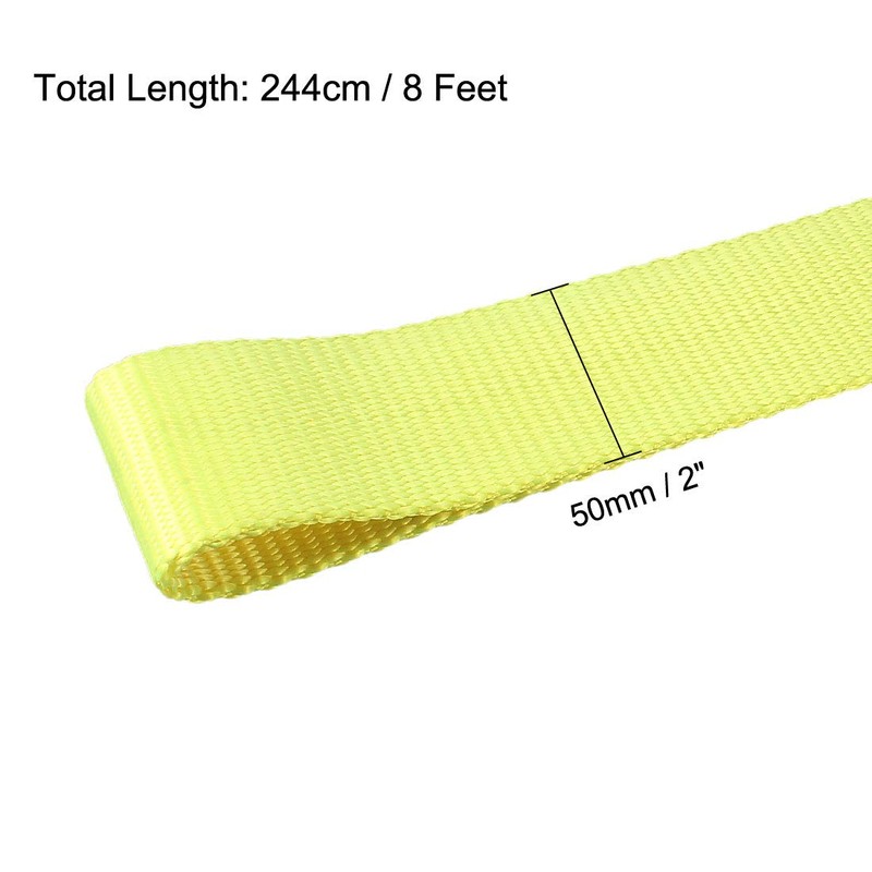 sourcingmap Lifting Web Strap 2" x 8', 4400lbs Capacity, Eye