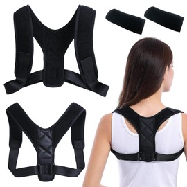 SHOWHEEL Back Straightener Posture Corrector Back Women Men Back Holder Back Straight Back Straightener Back Strap Straight Posture Correction Relieves Back Pain