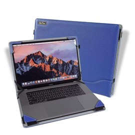 Berfea Protective Case Cover Compatible with HP Laptop 15-dy5073dx/ dy5033dx/ dy5023st/ dy5131WM/ dy5399nr 15.6 inch Laptop Notebook Sleeve PU Leather Stand Hard Case Skin Pouch