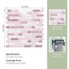 MOONFUN Thicker Design Peel and Stick Tile Backsplash,10 Sheet of
