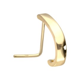 PIERCINGLINE 14/18 Carat Gold Nose Stud Design | Nose Piercing Nose, 14ct Gold