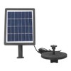Solar Fountain Pump Multi Nozzles Efficient Small Landscape Floating Fountain