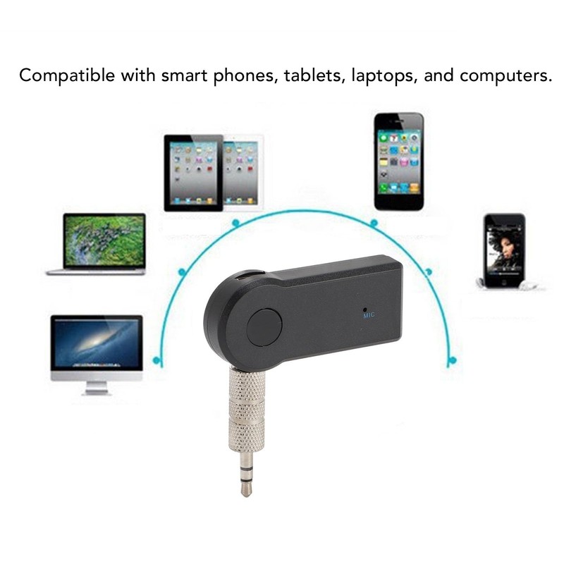 Bluetooth Transmitter Receiver Wireless Adapter, 3.5mm AUX Bluetooth Car Adapter