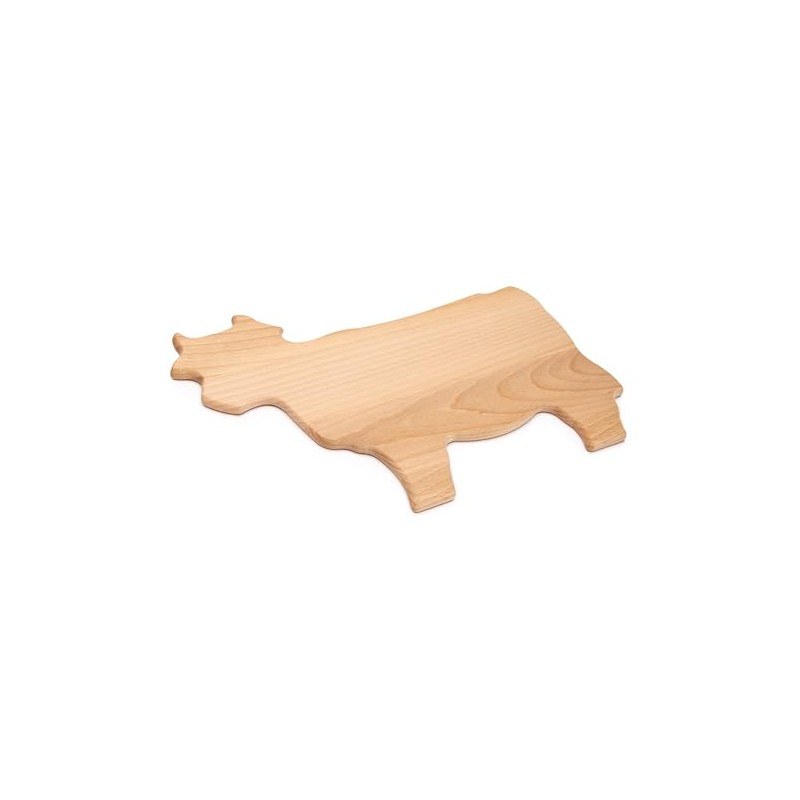 EVERYJOY Beech Wood Chopping Board (Cow, 29 x 20 x