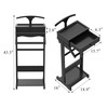 Brefhome Wooden Valet Stand with Drawer & Tray, Clothing Rack