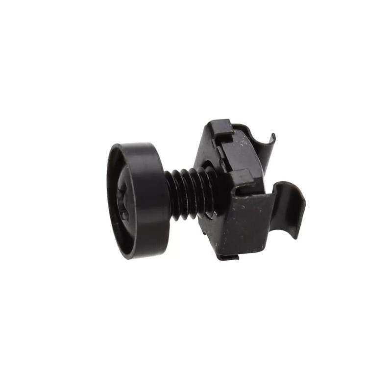 M6 Rack Mount Cage Nuts and Screws Kit with Washers