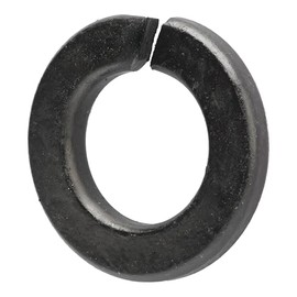 1/2" Black Split Lock Washer (50 Pack) Black Ceramic Coated, Meets ASME B18.21.1 by Makers Bolt