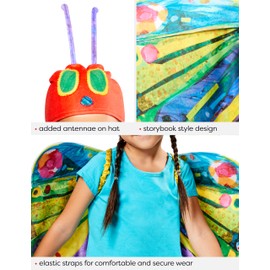The World of Eric Carle: Beautiful Butterfly Costume Kit for Kids by Rubies, 4T