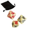 Easy Divination Dice, Set of 3, Zhou Yi, Bagua, Divination