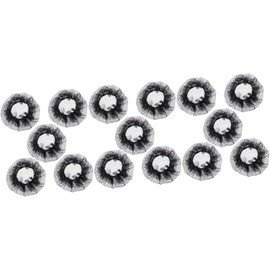 Baluue 15 Piezas Redecilla Elástica Para El Cabello Moño Redecillas Para El Cabello Redecillas Para Moño Red De Redecilla Redecillas Para El Trabajo Redecillas De Pelo De Malla Elástica