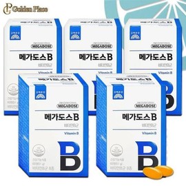 Korea Eundan Megadose B 850mg 60 tablets x 5 vitamin B group water-soluble high content Vitality G (29414563) / 고려은단 메가도스B 850mg 60정 x 5개 비타민B군 수용성 고함량 활력 G (29414563)