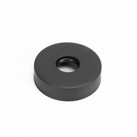 NearMoon Shower Arm Flange, Stainless Steel Replacement Escutcheon Cover Plate for Universal Standard ShowerHead Arm (2.4 Inch, Matte Black)