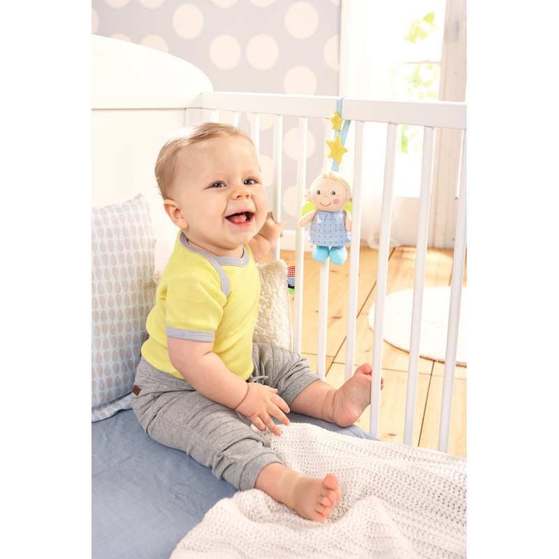 HABA 301995 Hängefigur Schutzengelchen, Kleinkindspielzeug, Blau