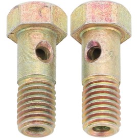 Unbranded Stainless M10x1.5 Banjo Bolt Kit for Brake Systems - 2PCS & Washers