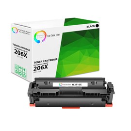 TCT 206X Black TAA Compliant Toner Cartridge - Premium Compatible Replacement for HP 206X W2110X High Yield Works with HP Color Laserjet Pro M255dw M282 Printers