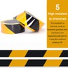 Waterproof Reflective Safety Tape Roll 2"X150' Yellow Black Striped Floor