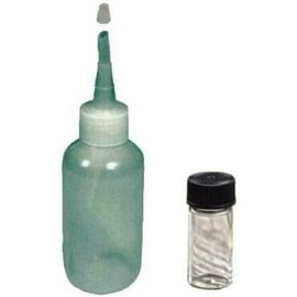 Sluice Monkey 3oz Gold Pan Panning Sniffer Snuffer Bottle, Glass Vial, Tweezer & Mini Funnel