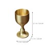 HOLIDYOYO Decorative Buddhism Cup Offering Metal Goblet for Home Temple