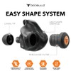 Decibullz Percussive Moldable Earplugs for Hunting & Shooting, Gun Range