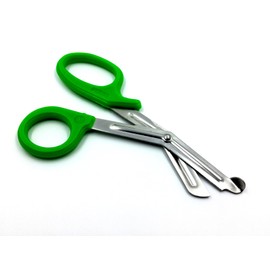 IMS IMS-PAR-GRN7 Autoclavable Neon Green Trauma Paramedic Utility Bandage Shears Scissors, 7.5" L