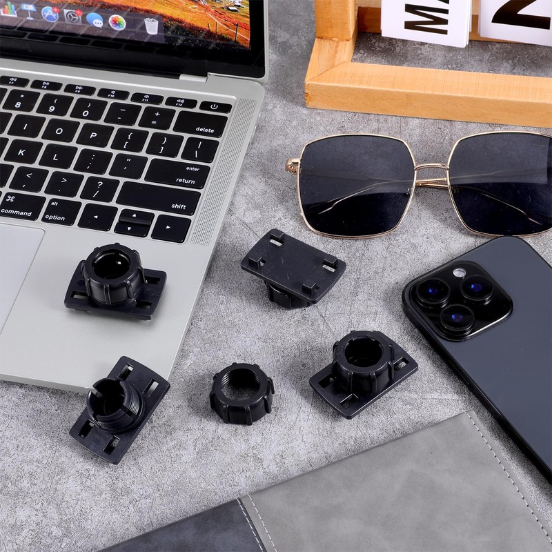 4 Pack Tightening Nut with 4 Button Lock Replacement 17mm