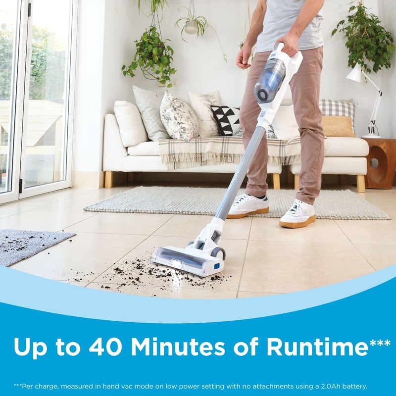 BLACK+DECKER Stick Vacuum Cordless Rechargeable Lightweight Upright Vacuum Cleaner with