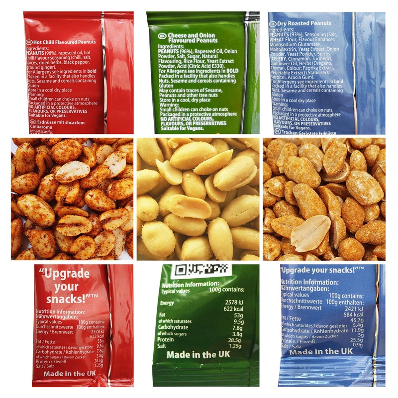 New York Delhi ViPnuts, Fab 5 peanuts Selection Box (5