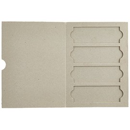 Globe Scientific 513004 Cardboard Slide Mailer for 4 Slide (Case of 50)