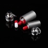 Titanium mini portable pill car key ring car key key ring key ring titanium mini portable pill key ring