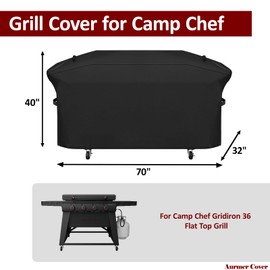 70" Grill Cover for Camp Chef Gridiron 36 Flat Top Griddle Grill