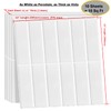 Decopus 3D Subway Tile Peel and Stick (Ceramic White Faux