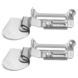sourcing map 2pcs 1/2" Outlet A11 Sewing Binder, Flat Seamer Folder Adjustable Rolled Hem Foot Curling Device Presser Foot for Home Industrial Sewing Machine