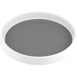 Lazy Susan Turntable, Non Skid Large Lazy Susan Turntable for Cabinet and Refrigerator, Plastic Rotating Turn Table, 10 Inch (10Inch)