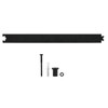 Intersteel Sliding Door System - Intermediate Rail 45 cm Black