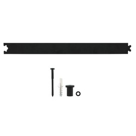 Intersteel Sliding Door System - Intermediate Rail 45 cm Black