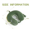 Niuniu Daddy Crocodile Kids Neck Pillow for Traveling, 100% Memory