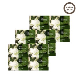 Happy Bath [Coupon Discount] Happy Bath Dubore Essence Soap 12 pieces (lily, rose, freesia), 01 lily 4 pieces x3 / 해피바스 [쿠폰할인]해피바스 두보레 에센스 비누 12개입(백합,장미,후리지아), 01 백합 4입 x3