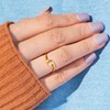 STORYJEWELLERY Hug Ring for Daughter, Bypass Promise Ring for Daughter,