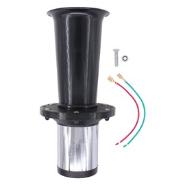 Doo Engy Retro Horn Antique Horn Old Classic Car Horn Fanfare 12 V 110 dB with Classic Car Sound Universal Black for Car Motorcycle Antique Vintage Classic Vehicles