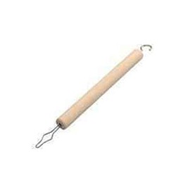Wooden Button Hook/Zipper Puller