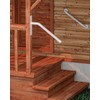 2 Pack 16 Inch White Stair Handrails for 1-3 Steps,
