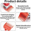 10 PCS Hair Clipper Combs Guides, Multicolor Hair Clipper Guide