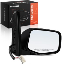 A-Premium Right Passenger Side Power Door Mirror - Compatible with Honda Odyssey LX 2011 2012 2013 - Non-Heated Manual Folding Black Outside Rear View Mirror - Replace# 76200TK8A01