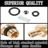 Yoursme 2Pcs Compatible Chemical Injector Set for Pressure Washer Replacement
